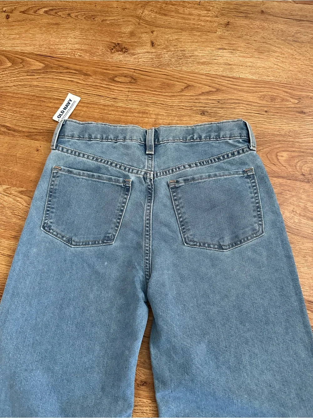 NWT Old Navy Kids High Waist Baggy Wide Leg Jeans 14 Years
